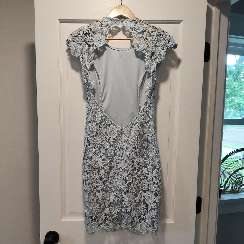 Lulu's Romance Language Backless Dress - Picture 5 of 6